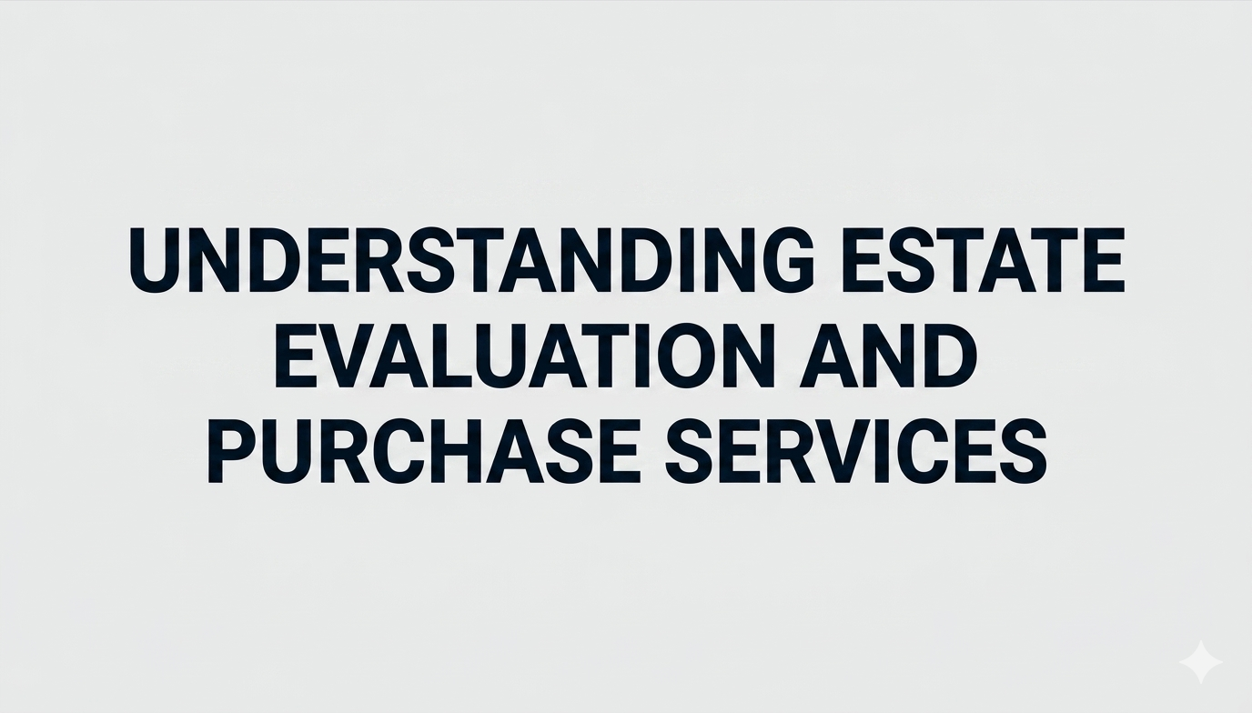 Understanding Estate Evaluation and Purchase Services